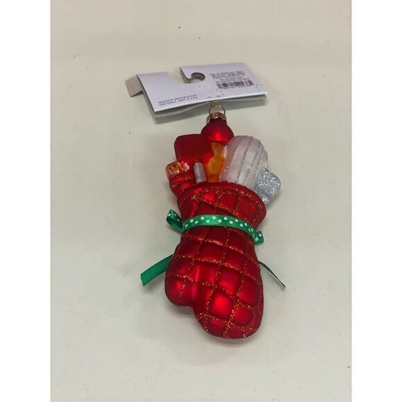 Target Glass Oven Mitt Christmas Tree Ornament  Wondershop™ - Picture 1 of 3